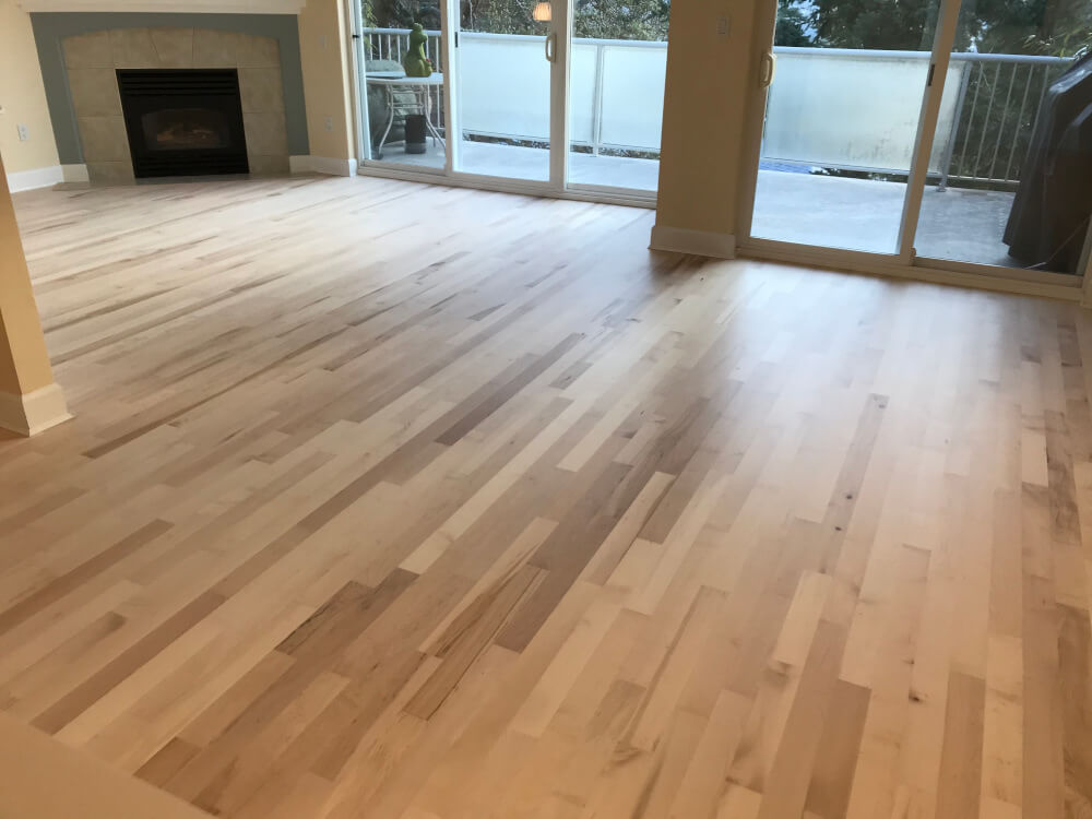 repaired hardwood floor